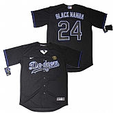 Dodgers 24 Kobe Bryant Nike Black Light Out Cool Base Jersey,baseball caps,new era cap wholesale,wholesale hats